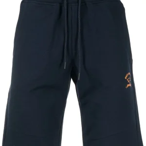 Paul & Shark Short Marine à logo brodé