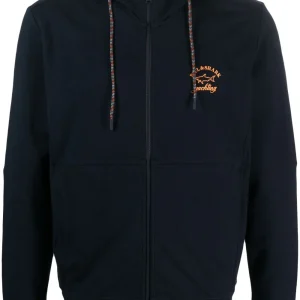 Paul & Shark Sweat à capuche Marine logo
