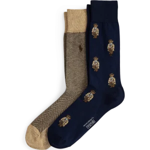 POLO RALPH LAUREN - 2 paires de chaussettes hautes Polo Bear