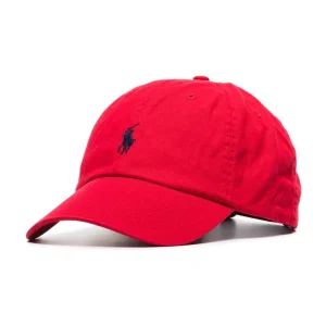Polo Ralph Lauren Casquette rouge à logo brodé