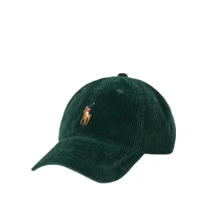 Polo Ralph Lauren - Casquette baseball en velours vert