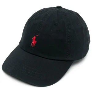 Polo Ralph Lauren Casquette de baseball coton chino Black