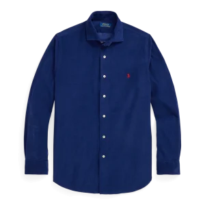 POLO RALPH LAUREN - Chemise Custom Fit en velours côtelé Eau douce
