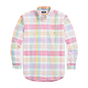 Polo Ralph Lauren - Chemise écossaise rose / vert