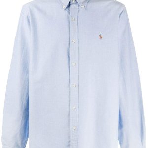 Polo Ralph Lauren Chemise Oxford ajustée Bleu