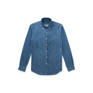 Polo Ralph Lauren - Chemise oxford cintrée denim