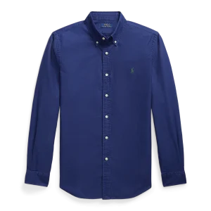 POLO RALPH LAUREN - Chemise Oxford Custom Fit Eau douce