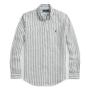 Polo Ralph Lauren - Chemise rayée ajustée en lin 5138B