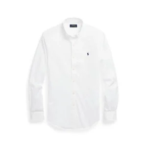 Polo Ralph Lauren - Chemise slim en coton blanc