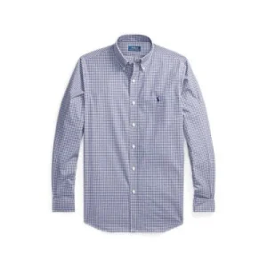 Polo Ralph Lauren - Chemise vichy stretch blanc / marine