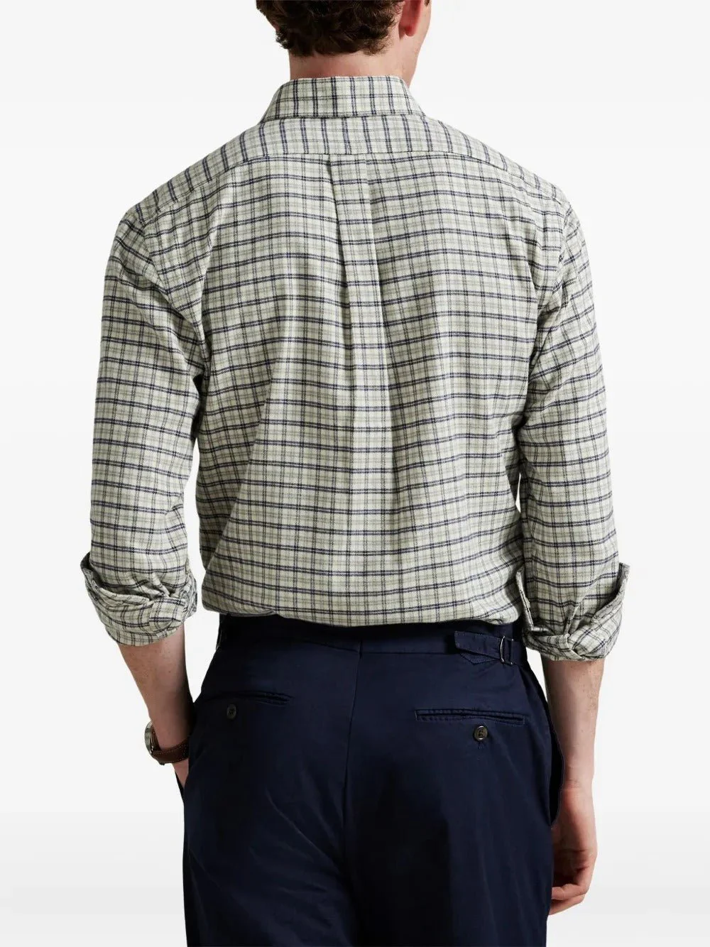 POLO RALPH LAUREN - Chemises à Carreaux White Grey Heather Multi – Image 4