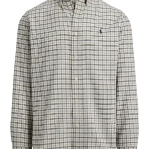 POLO RALPH LAUREN - Chemises à Carreaux White Grey Heather Multi