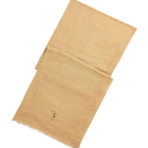 Polo Ralph Lauren - Écharpe beige délavée en lin mélangé