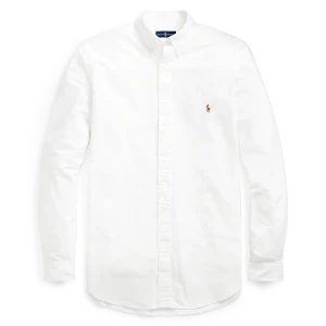 POLO RALPH LAUREN - La chemise Oxford emblématique Blanche