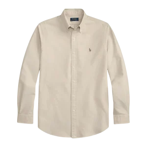 POLO RALPH LAUREN - La chemise Oxford iconique Beige balnéaire