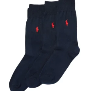 Polo Ralph Lauren - Lot de 3 paires de chaussettes marine
