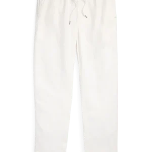 POLO RALPH LAUREN - Pantalon fuselé slim Lateef en lin Blanc