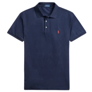 Polo Ralph Lauren - Polo cintré en coton piqué stretch Refined navy