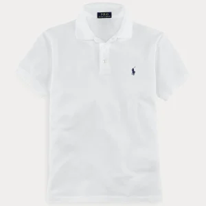 Polo Ralph Lauren - Polo white cintré en coton piqué stretch