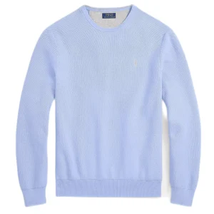 Polo Ralph Lauren - Pull à col rond en coton texturé