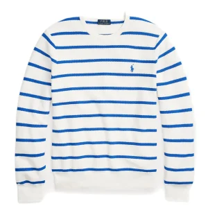 Polo Ralph Lauren - Pull rayé en coton piqué