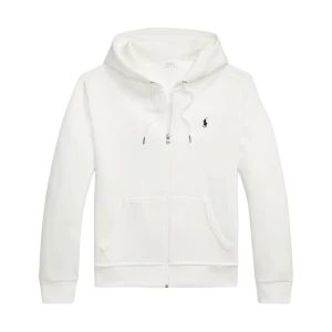 POLO RALPH LAUREN - Sweat à capuche en maille double Blanc