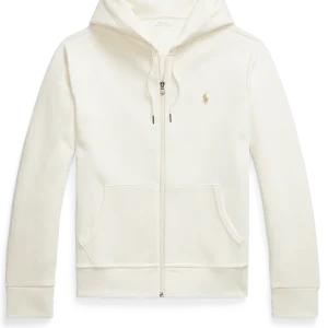 POLO RALPH LAUREN - Sweat à capuche en maille double Crème clair