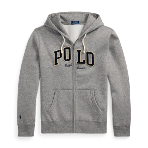 POLO RALPH LAUREN - Sweat à capuche zippé en molleton Vintage heather