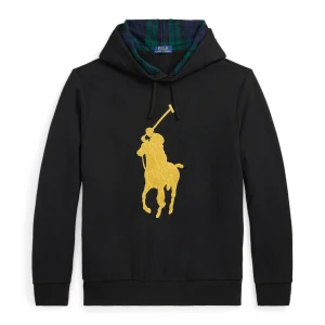Polo Ralph Lauren - Sweat capuche logo brodé Noir