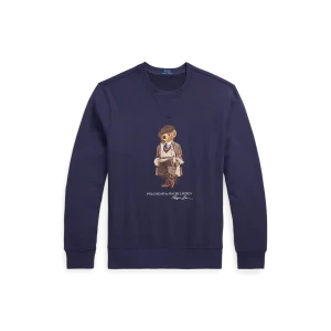 POLO RALPH LAUREN - Sweat Polo Bear en molleton Faded Blue