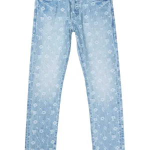 Purple Brand jean à motif monogrammé