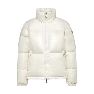 PYRENEX - Doudoune courte et brillante pour femme Goldin blanc ecume HIVER 2025-2026 👍