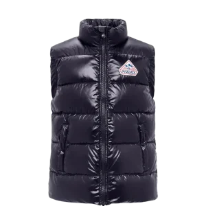 PYRENEX - Doudoune sans-manche unisexe John noire brillante HIVER 2025-2026 👍