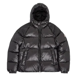 PYRENEX - Doudoune unisexe à capuche Sten noir brillante HIVER 2025-2026 👍