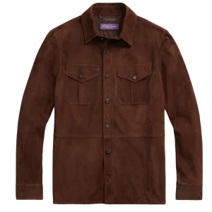 Ralph Lauren Purple Label - Surchemise en daim