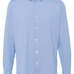 RRD - Chemise Oxford en jacquard Bleu