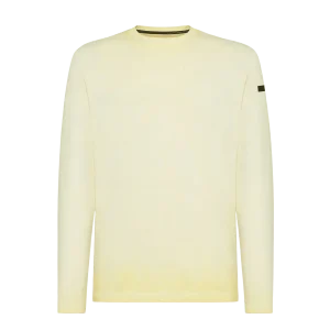 RRD - Pull-over Ice en maille ronde Jaune Pastel