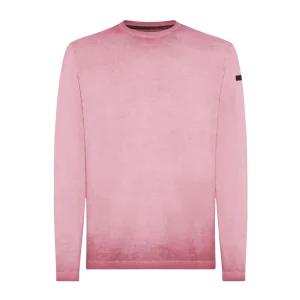 RRD - Pull-over Ice en maille ronde Rose Camélia