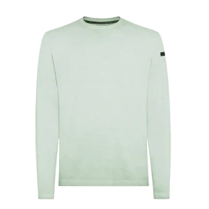 RRD - Pull-over Ice en maille ronde Vert sauge