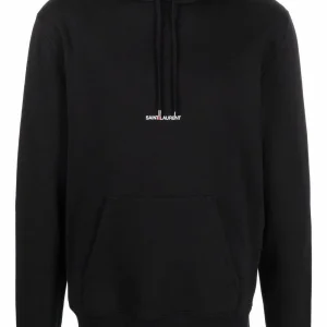 Saint Laurent logo-print hoodie