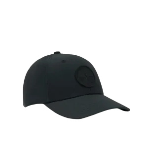 STONE ISLAND - Casquette avec broderie Compass et patte ajustable - Noir