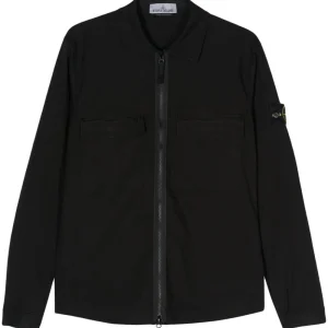 Stone Island - Chemise black coupe classique