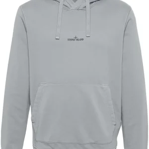 STONE ISLAND - Hoodie gris