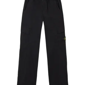 STONE ISLAND - Pantalon cargo Noir