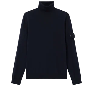 STONE ISLAND - Pull 5100075 PURE LIGHT RWS WOOL_STONE ISLAND GHOST Marine