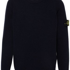 STONE ISLAND - Pull bleu marine