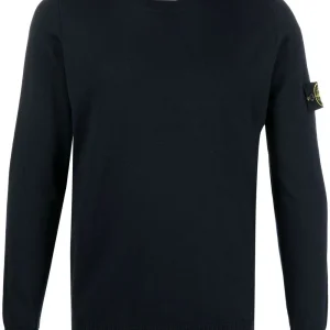 Stone Island Pull laine bleu 510C4