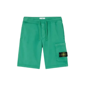 STONE ISLAND - Regular-fit Jogger Shorts with Cargo Pocket Vert émeraude