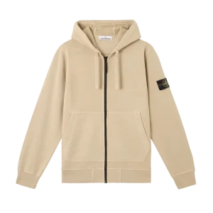STONE ISLAND - STONE ISLAND - Sweat zippé 6100061 ORGANIC COTTON FLEECE Désert