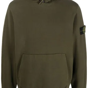 Stone Island Sweat à capuche olive 61252